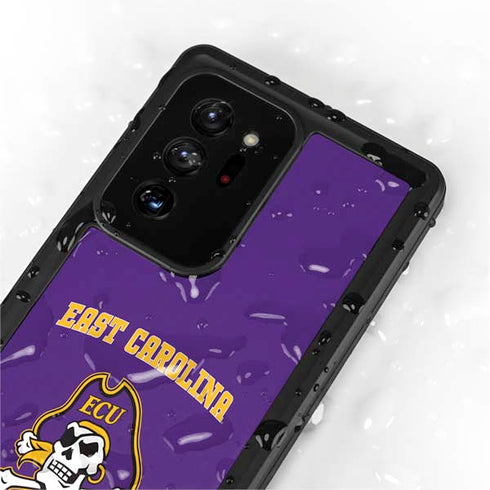 East Carolina University ECU Pirates Logo Galaxy Note20 Ultra 5G Waterproof Case